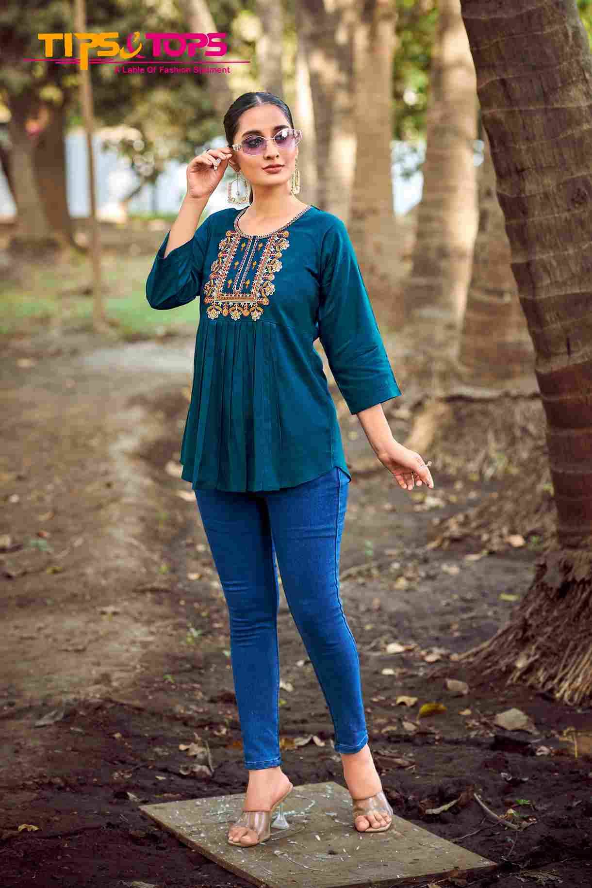 Pulpy Vol-15 By Tips And Tops 1001 To 1009 Series Designer Stylish Fancy Colorful Beautiful Party Wear & Ethnic Wear Collection Rayon Slub Tops At Wholesale Price