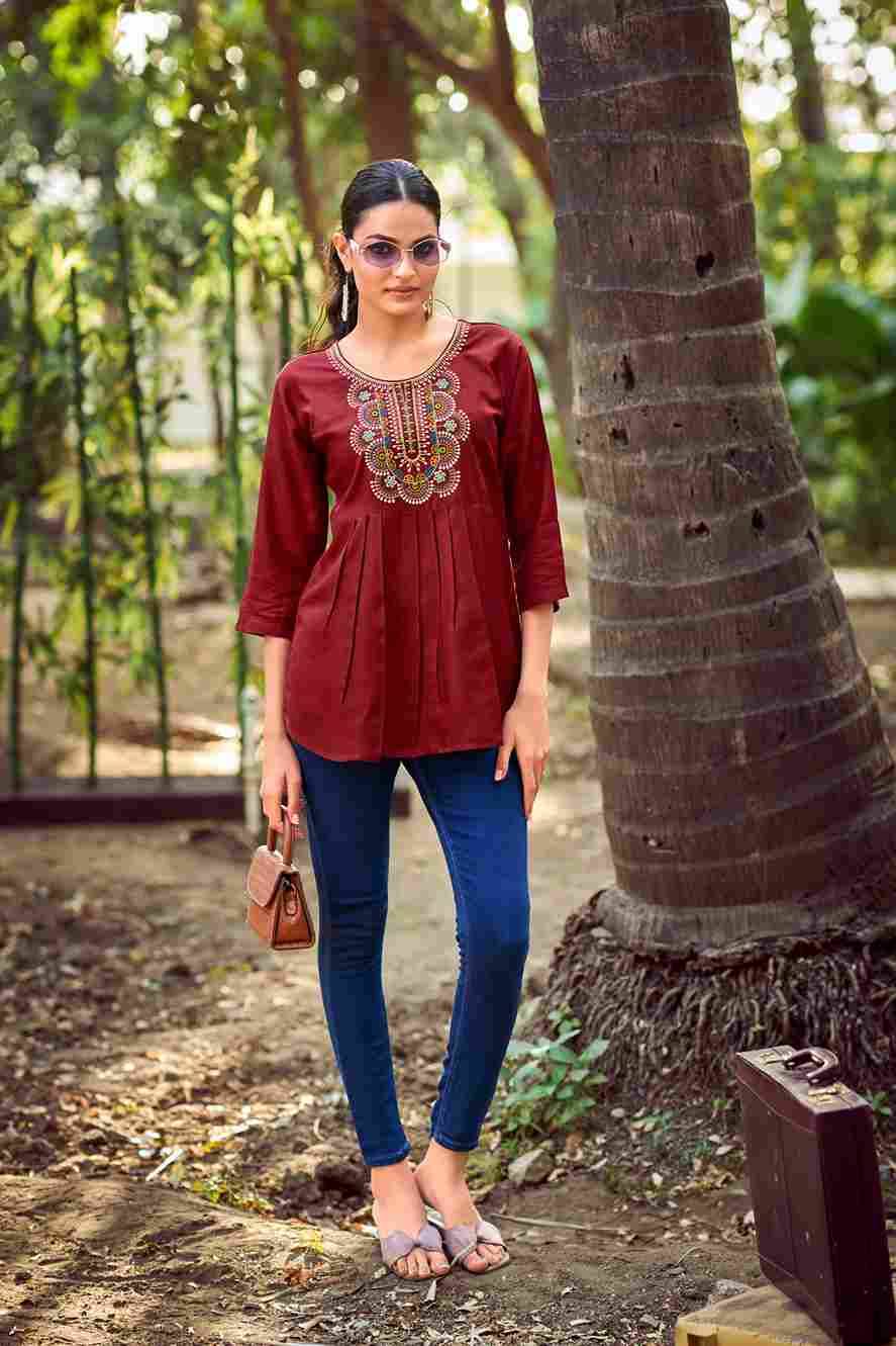 Pulpy Vol-15 By Tips And Tops 1001 To 1009 Series Designer Stylish Fancy Colorful Beautiful Party Wear & Ethnic Wear Collection Rayon Slub Tops At Wholesale Price