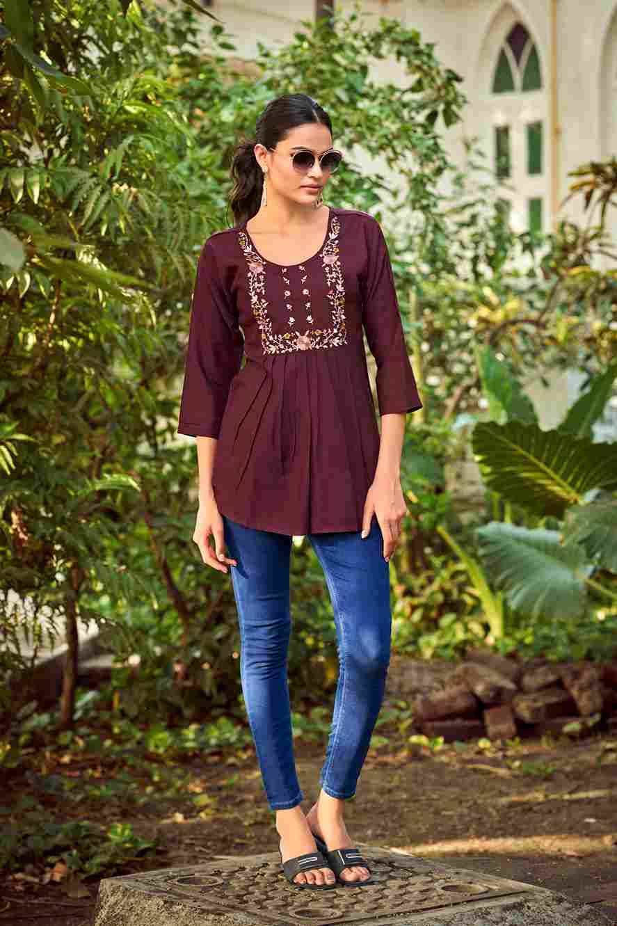 Pulpy Vol-15 By Tips And Tops 1001 To 1009 Series Designer Stylish Fancy Colorful Beautiful Party Wear & Ethnic Wear Collection Rayon Slub Tops At Wholesale Price
