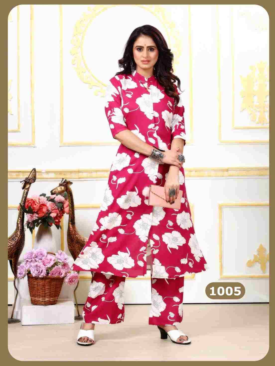 Dulhari Vol-4 By Padmavati Textiles 1001 To 1008 Series Designer Pakistani Suits Collection Beautiful Stylish Fancy Colorful Party Wear & Occasional Wear Rayon Print Kurtis With Bottom At Wholesale Price