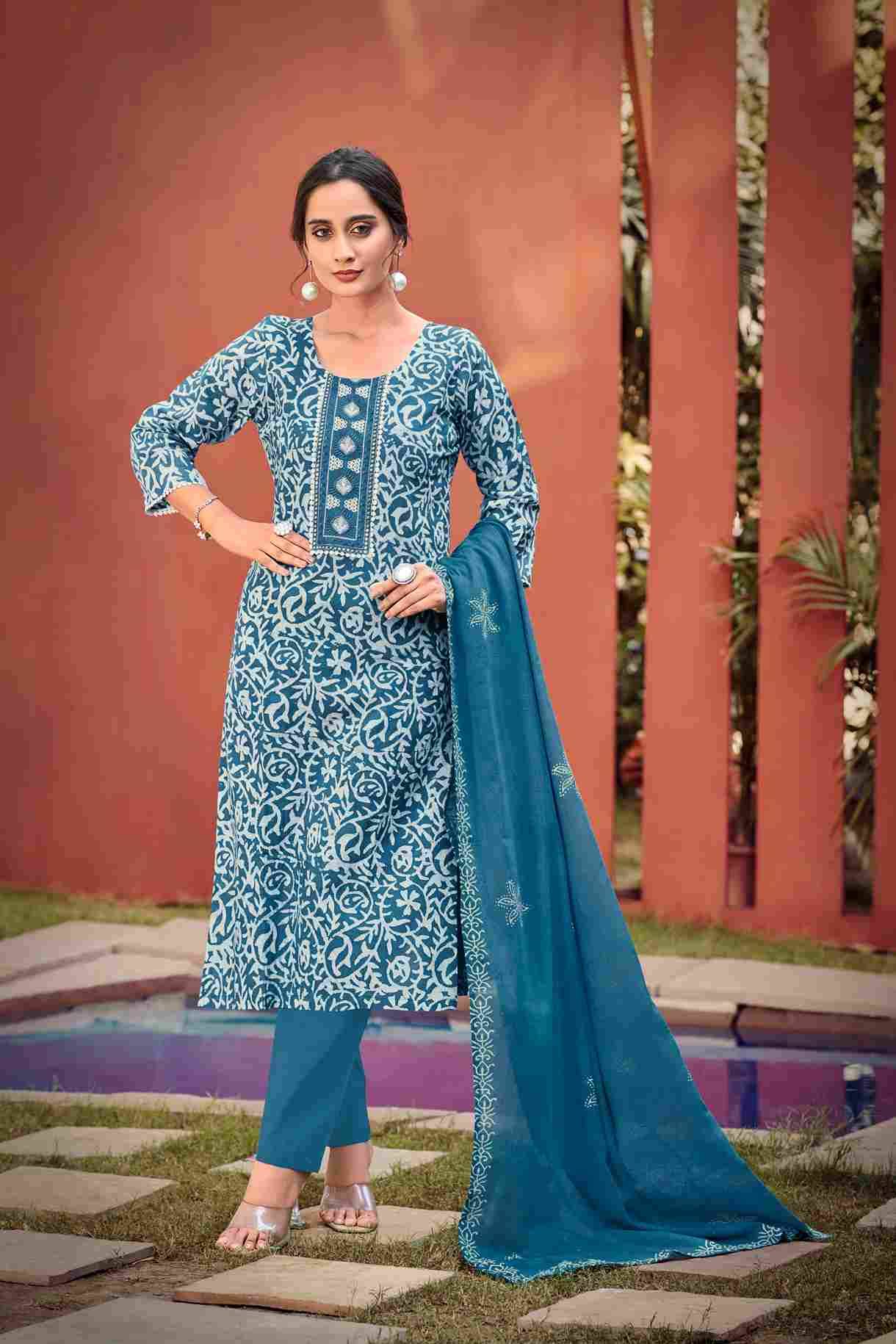 Batik Vol-5 By Ossm 1001 To 1006 Series Beautiful Stylish Festive Suits Fancy Colorful Casual Wear & Ethnic Wear & Ready To Wear Pure Cotton Dresses At Wholesale Price