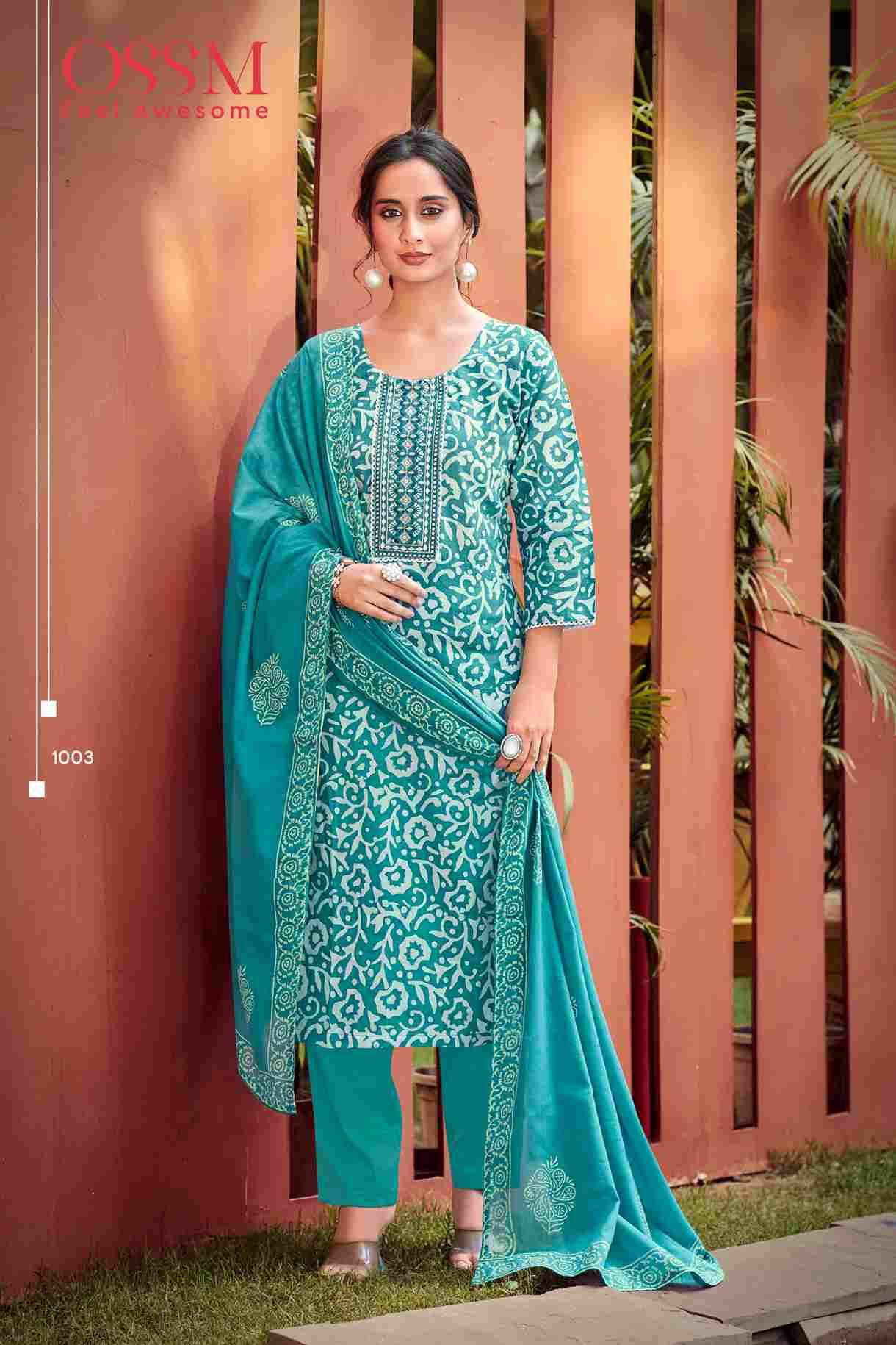 Batik Vol-5 By Ossm 1001 To 1006 Series Beautiful Stylish Festive Suits Fancy Colorful Casual Wear & Ethnic Wear & Ready To Wear Pure Cotton Dresses At Wholesale Price