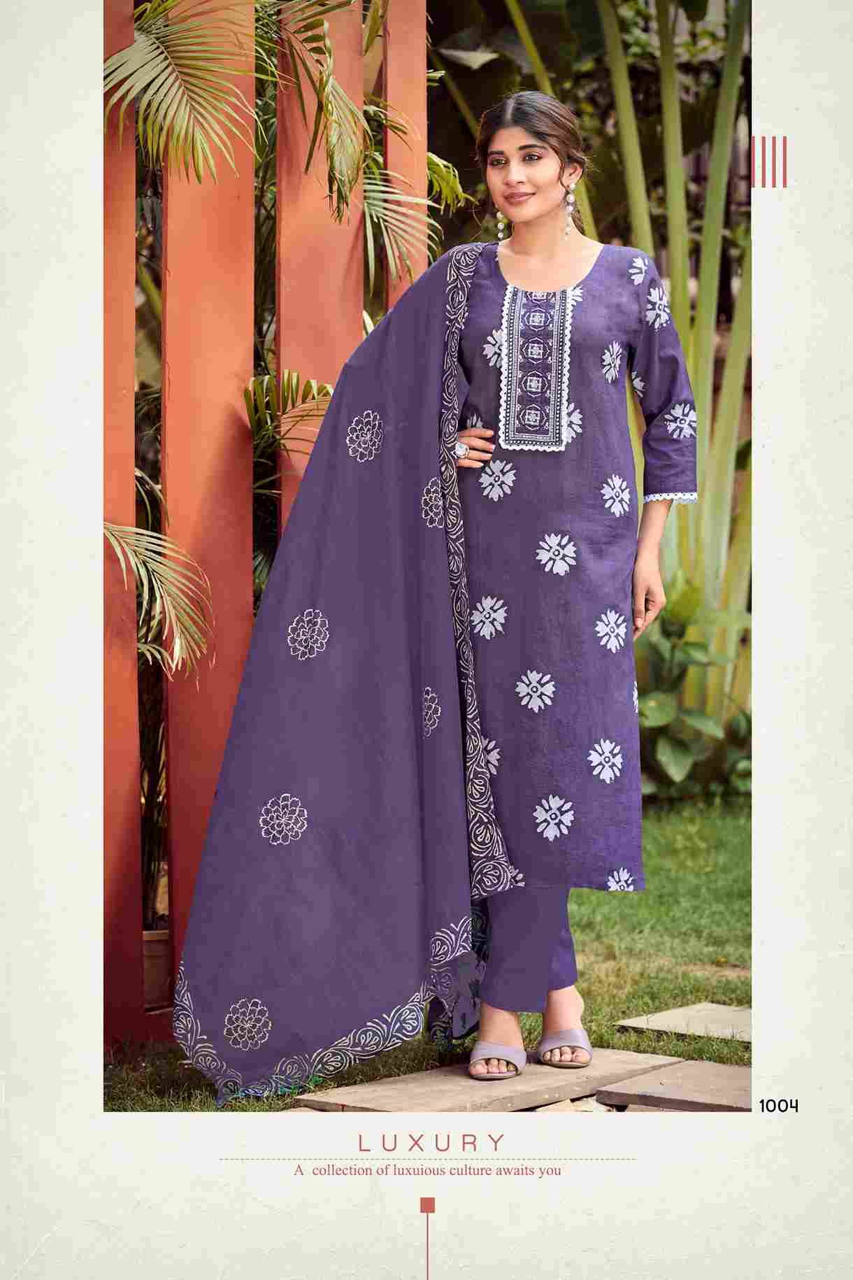 Batik Vol-5 By Ossm 1001 To 1006 Series Beautiful Stylish Festive Suits Fancy Colorful Casual Wear & Ethnic Wear & Ready To Wear Pure Cotton Dresses At Wholesale Price