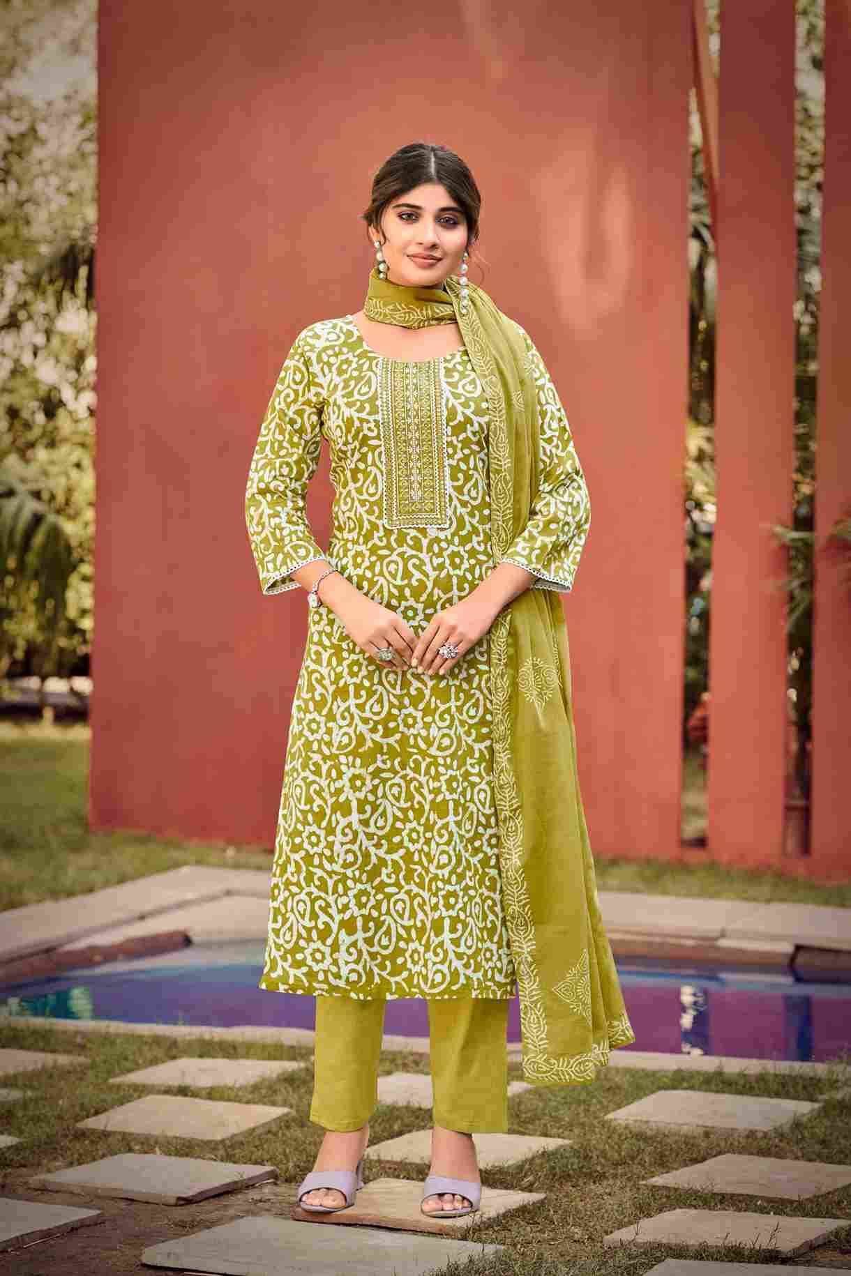 Batik Vol-5 By Ossm 1001 To 1006 Series Beautiful Stylish Festive Suits Fancy Colorful Casual Wear & Ethnic Wear & Ready To Wear Pure Cotton Dresses At Wholesale Price