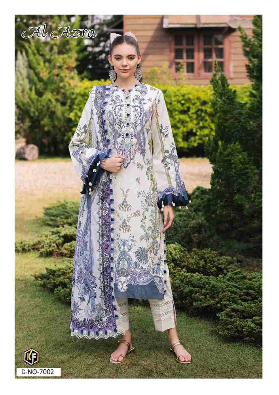 Al Azara Vol-7 By Keval Fab 7001 To 7006 Series Beautiful Festive Suits Stylish Fancy Colorful Casual Wear & Ethnic Wear Heavy Cotton Digital Print Dresses At Wholesale Price