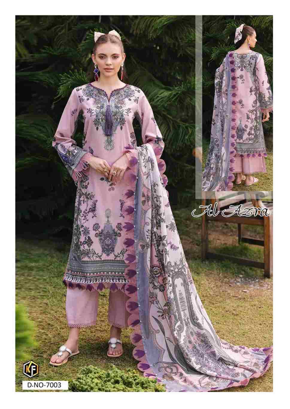 Al Azara Vol-7 By Keval Fab 7001 To 7006 Series Beautiful Festive Suits Stylish Fancy Colorful Casual Wear & Ethnic Wear Heavy Cotton Digital Print Dresses At Wholesale Price