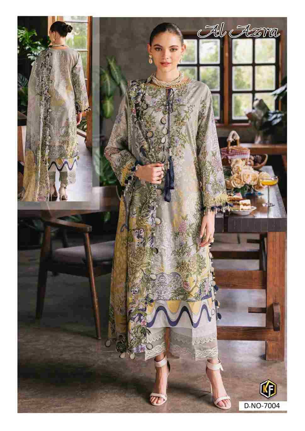 Al Azara Vol-7 By Keval Fab 7001 To 7006 Series Beautiful Festive Suits Stylish Fancy Colorful Casual Wear & Ethnic Wear Heavy Cotton Digital Print Dresses At Wholesale Price
