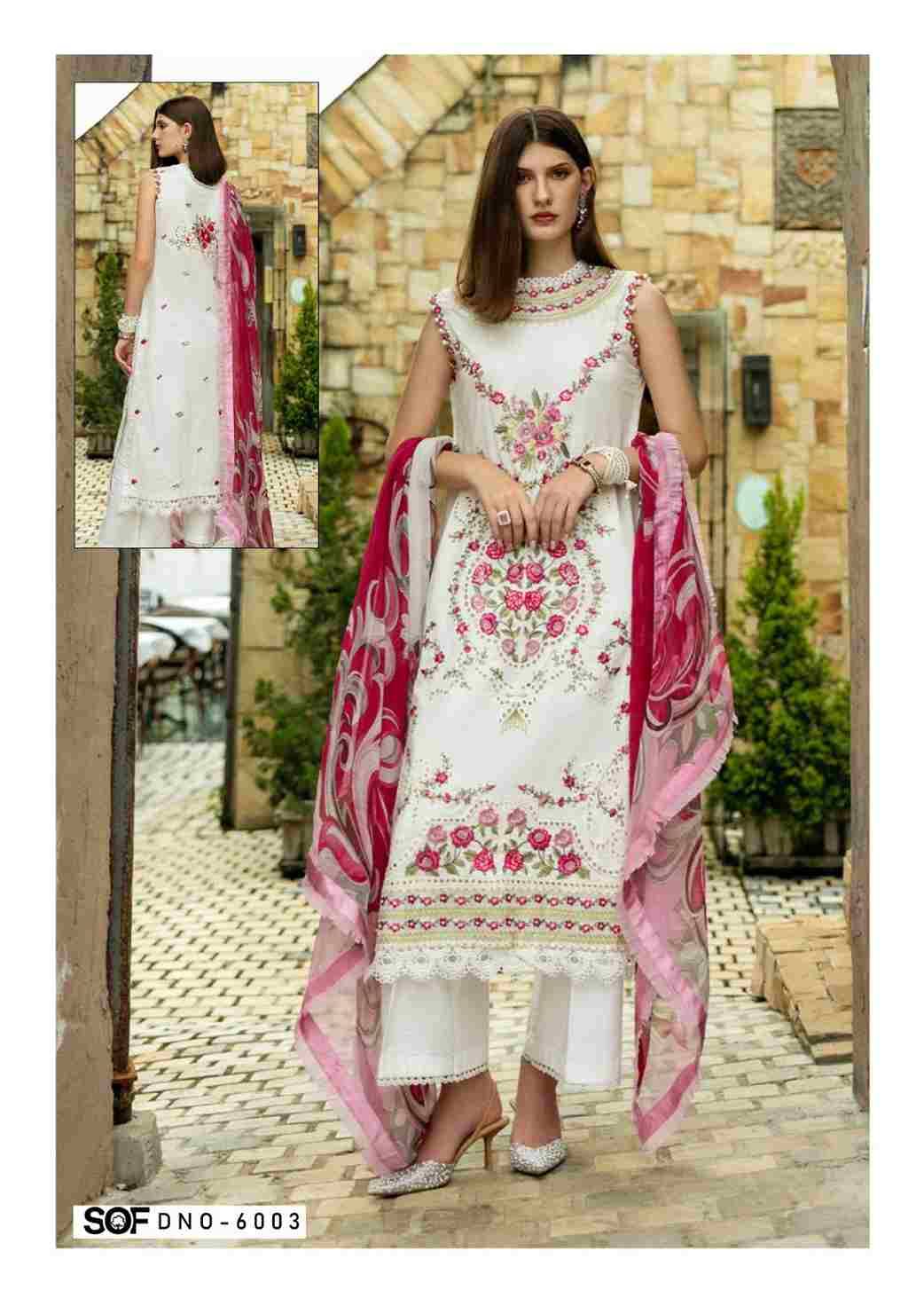 Aliya.B Vol-6 By Shree Om Fab 6001 To 6006 Series Beautiful Festive Suits Stylish Fancy Colorful Casual Wear & Ethnic Wear Pure Lawn Digital Print Dresses At Wholesale Price