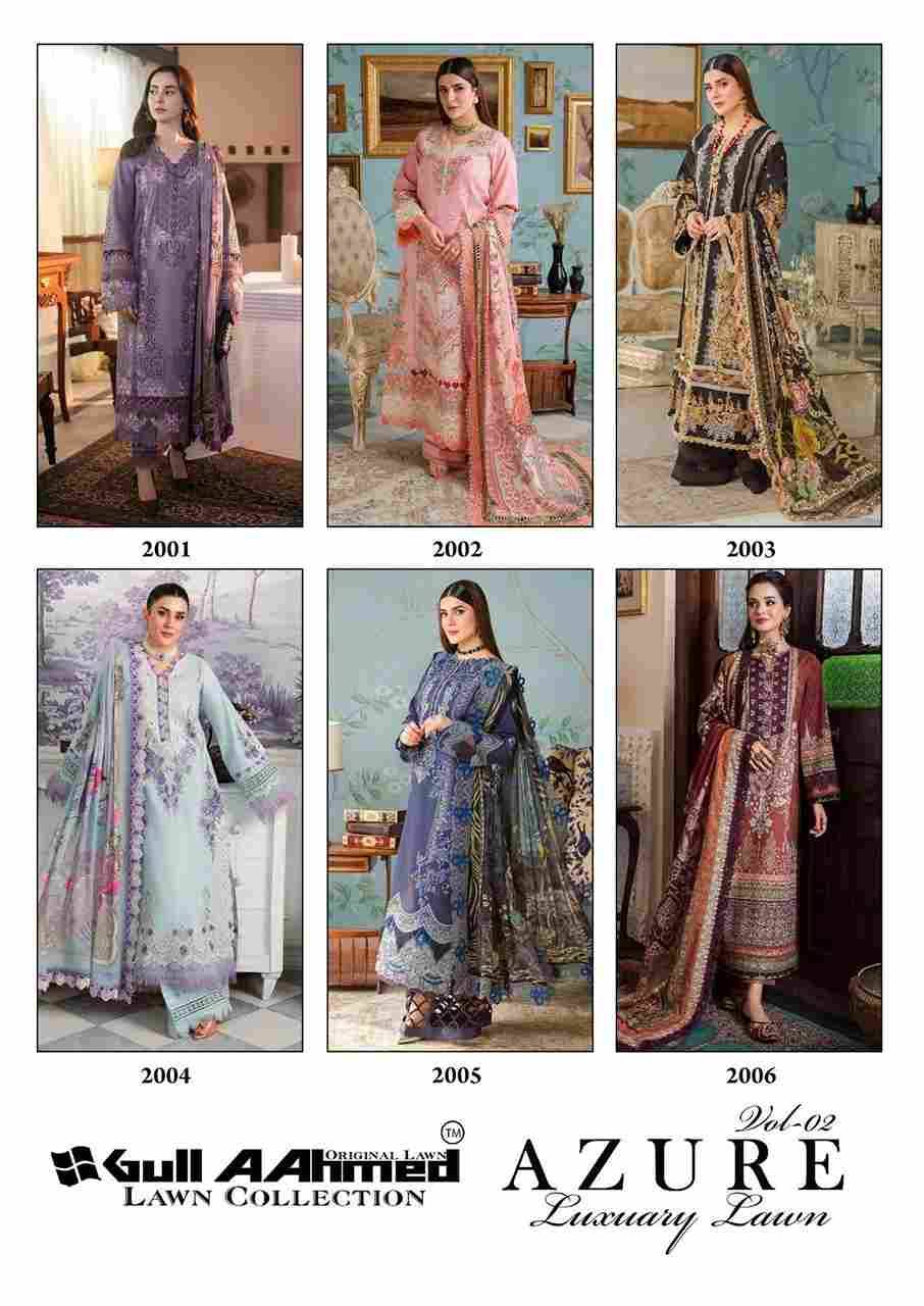 Azure Vol-2 By Gull Aahmed 2001 To 2006 Series Beautiful Festive Suits Stylish Fancy Colorful Casual Wear & Ethnic Wear Pure Lawn Digital Print Dresses At Wholesale Price
