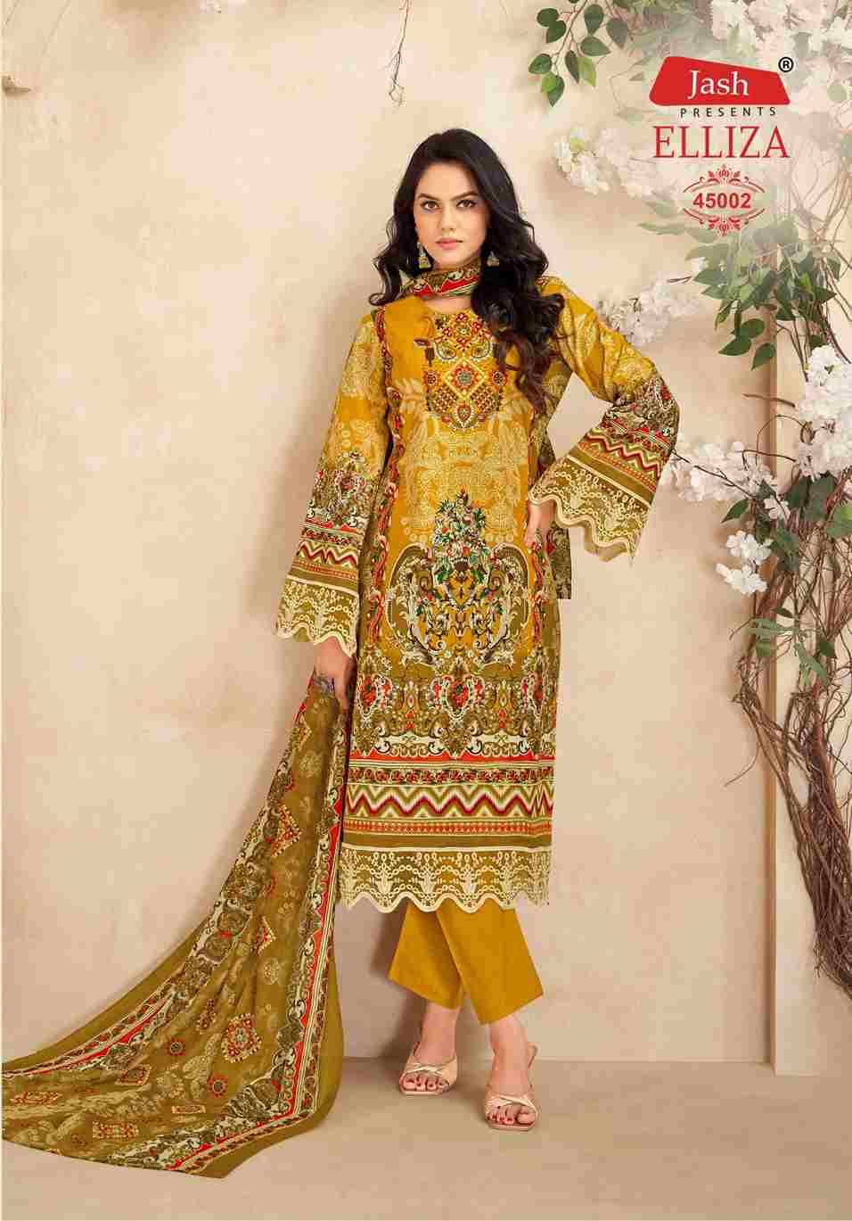 Elliza Vol-45 By Jash 45001 To 45010 Series Beautiful Festive Suits Stylish Fancy Colorful Casual Wear & Ethnic Wear Pure Cotton Print Dresses At Wholesale Price