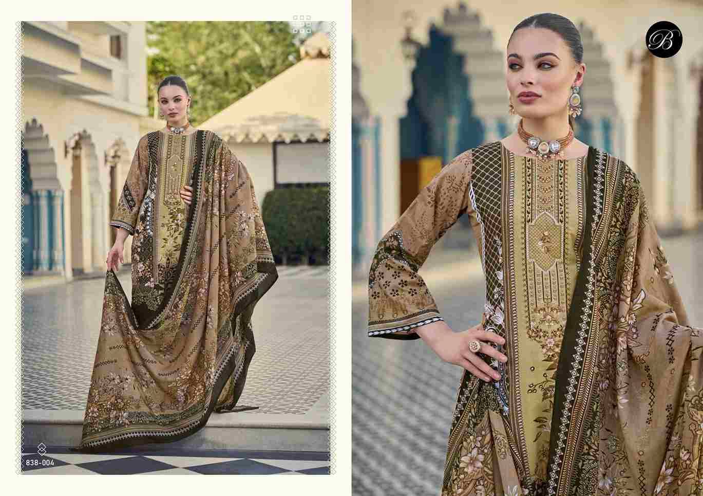 Naira Vol-104 By Belliza 838-001 To 838-008 Series Beautiful Festive Suits Stylish Fancy Colorful Casual Wear & Ethnic Wear Pure Cotton Print Dresses At Wholesale Price