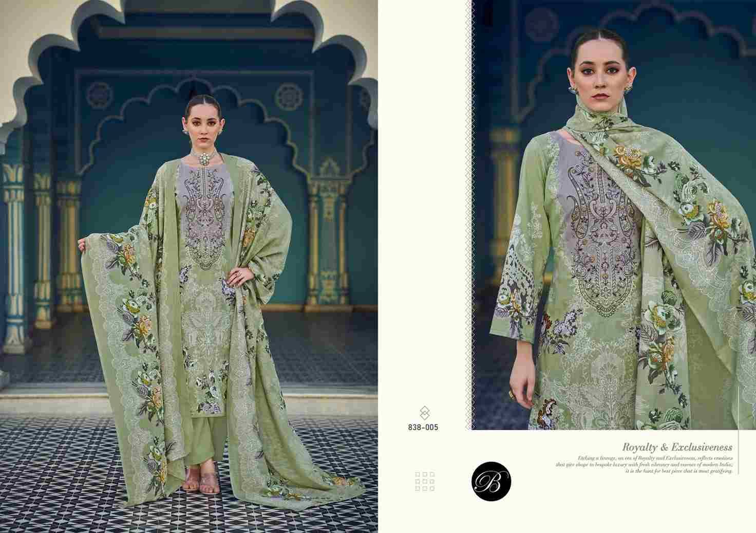 Naira Vol-104 By Belliza 838-001 To 838-008 Series Beautiful Festive Suits Stylish Fancy Colorful Casual Wear & Ethnic Wear Pure Cotton Print Dresses At Wholesale Price