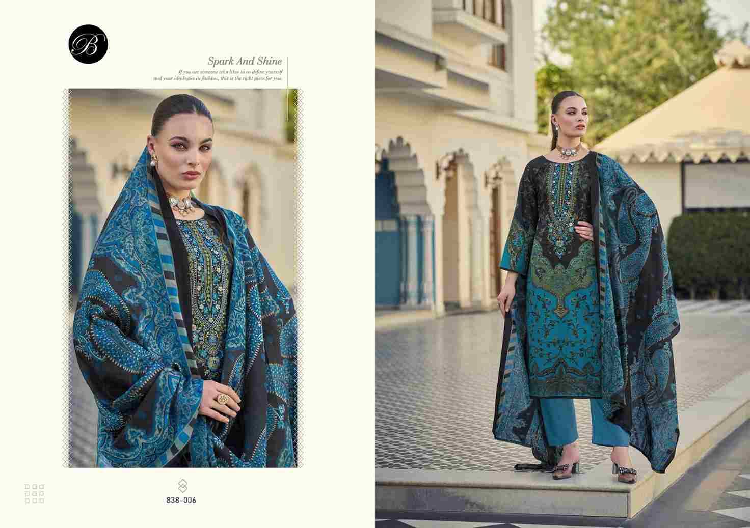 Naira Vol-104 By Belliza 838-001 To 838-008 Series Beautiful Festive Suits Stylish Fancy Colorful Casual Wear & Ethnic Wear Pure Cotton Print Dresses At Wholesale Price