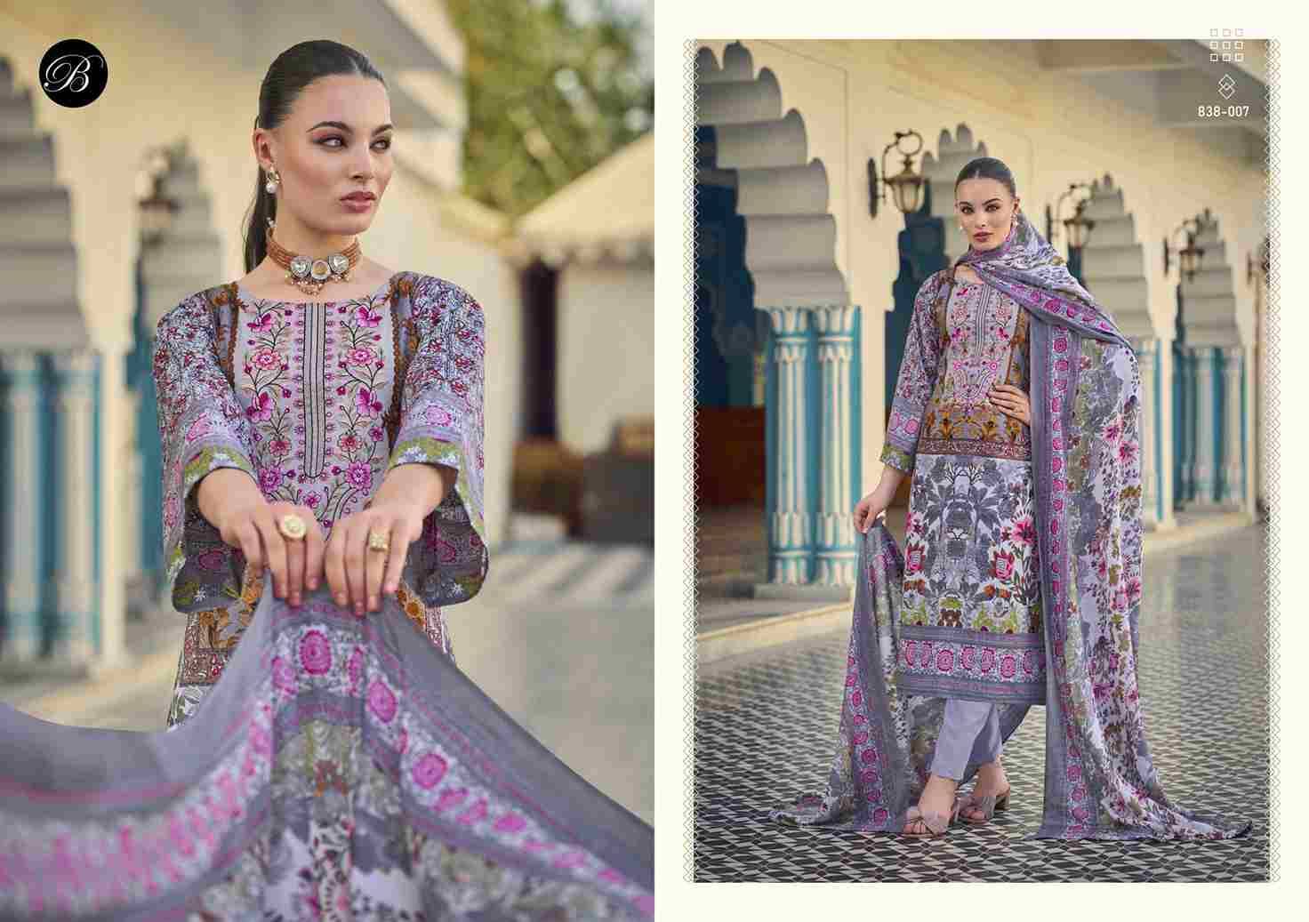Naira Vol-104 By Belliza 838-001 To 838-008 Series Beautiful Festive Suits Stylish Fancy Colorful Casual Wear & Ethnic Wear Pure Cotton Print Dresses At Wholesale Price