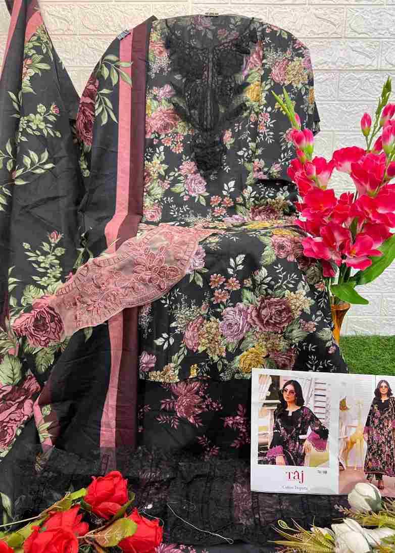 Taj 567 Series By Taj Creation 567 To 568 Series Beautiful Pakistani Suits Colorful Stylish Fancy Casual Wear & Ethnic Wear Pure Cotton Print With Embroidered Dresses At Wholesale Price