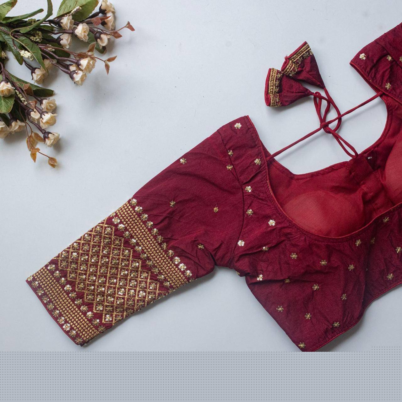 Kb-Rumi Vol-2 By Fashid Wholesale 01 To 09 Series Designer Beautiful Collection Occasional Wear & Party Wear Vichitra Silk Blouse At Wholesale Price