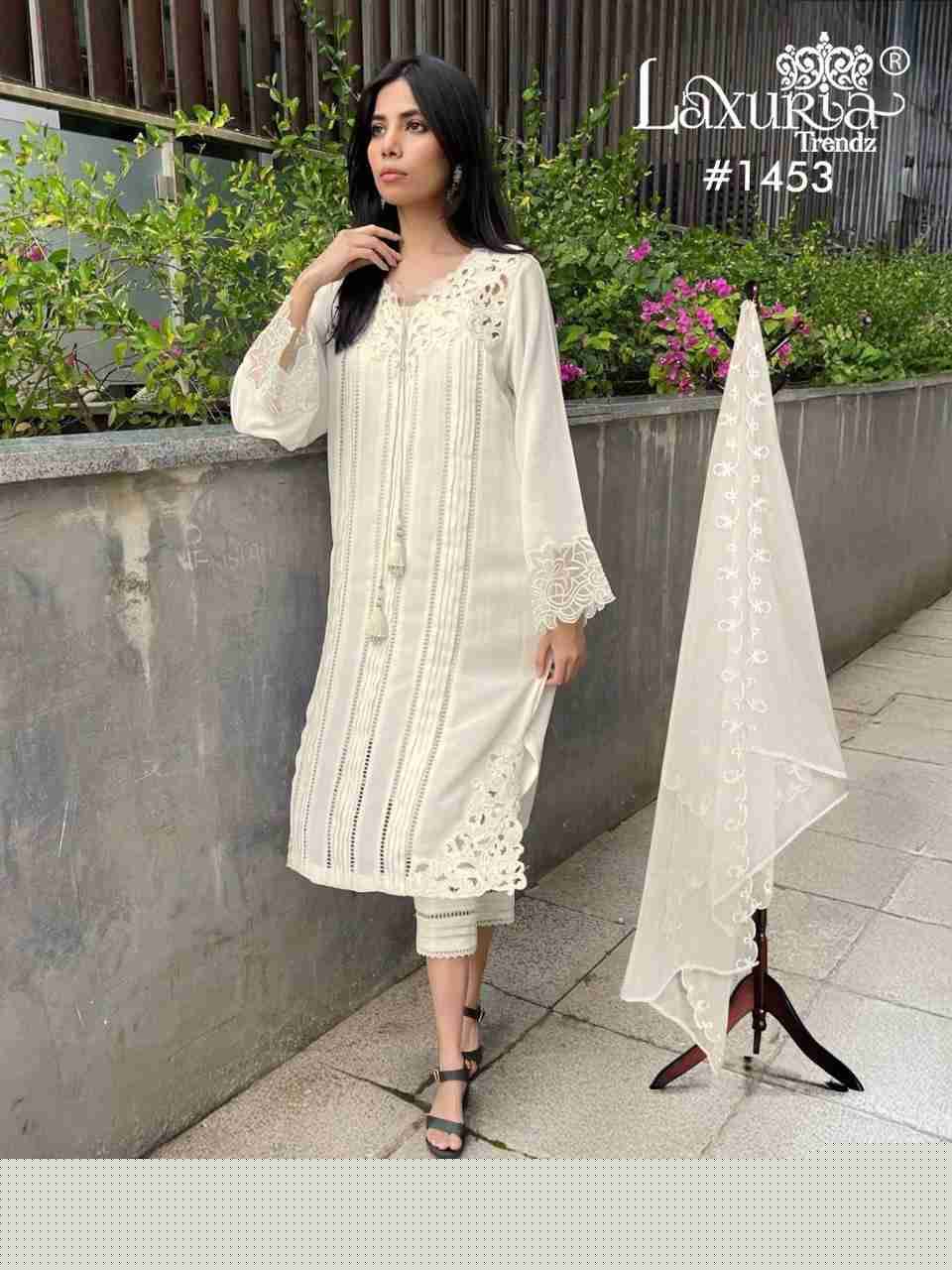 Luxuria Trendz 1457 Colours By Luxuria 1457-A To 1457-D Series Beautiful Pakistani Suits Colorful Stylish Fancy Casual Wear & Ethnic Wear Viscose Slub Dresses At Wholesale Price