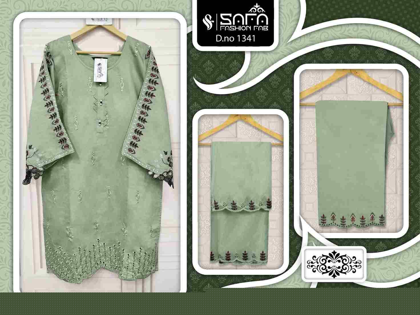 Safa 1341 Colours By Safa Fashion 1341-A To 1341-C Series Designer Stylish Fancy Colorful Beautiful Party Wear & Ethnic Wear Collection Heavy Fancy Dresses At Wholesale Price