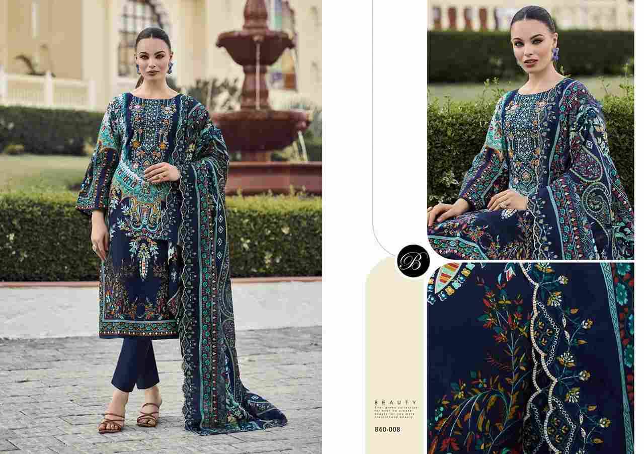 Guzarish Vol-22 By Belliza 840-001 To 840-008 Series Beautiful Stylish Festive Suits Fancy Colorful Casual Wear & Ethnic Wear & Ready To Wear Pure Cotton Digital Print Dresses At Wholesale Price
