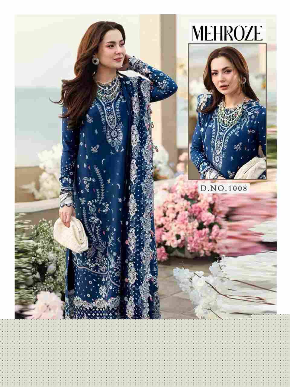 Mehroze Vol-1 By Binilyas 1008 To 1013 Series Beautiful Stylish Festive Suits Fancy Colorful Casual Wear & Ethnic Wear & Ready To Wear Pure Cotton Digital Print Dresses At Wholesale Price
