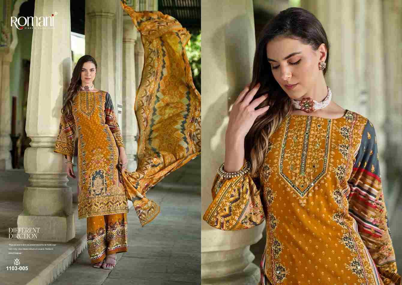 Mahira By Romani 1103-001 To 1103-008 Series Beautiful Festive Suits Stylish Fancy Colorful Casual Wear & Ethnic Wear Soft Cotton Print Dresses At Wholesale Price
