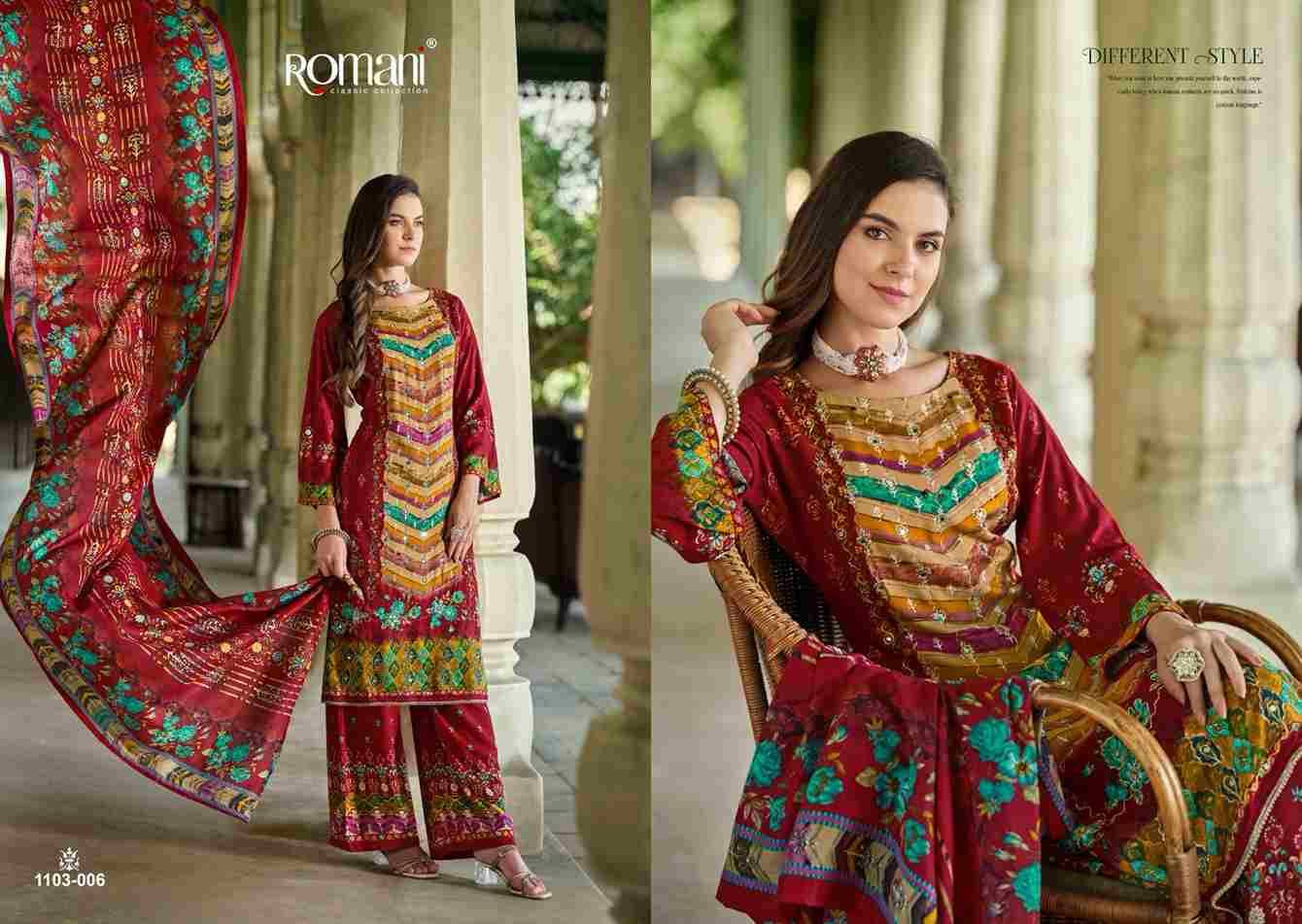Mahira By Romani 1103-001 To 1103-008 Series Beautiful Festive Suits Stylish Fancy Colorful Casual Wear & Ethnic Wear Soft Cotton Print Dresses At Wholesale Price