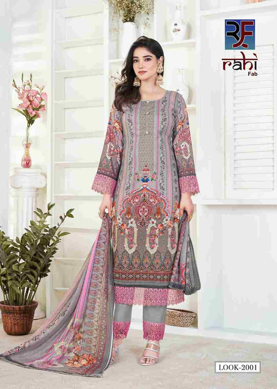 Raahat Vol-2 By Rahi Fab 2001 To 2008 Series Beautiful Pakistani Suits Stylish Fancy Colorful Party Wear & Occasional Wear Pure Viscose Lawn Dresses At Wholesale Price