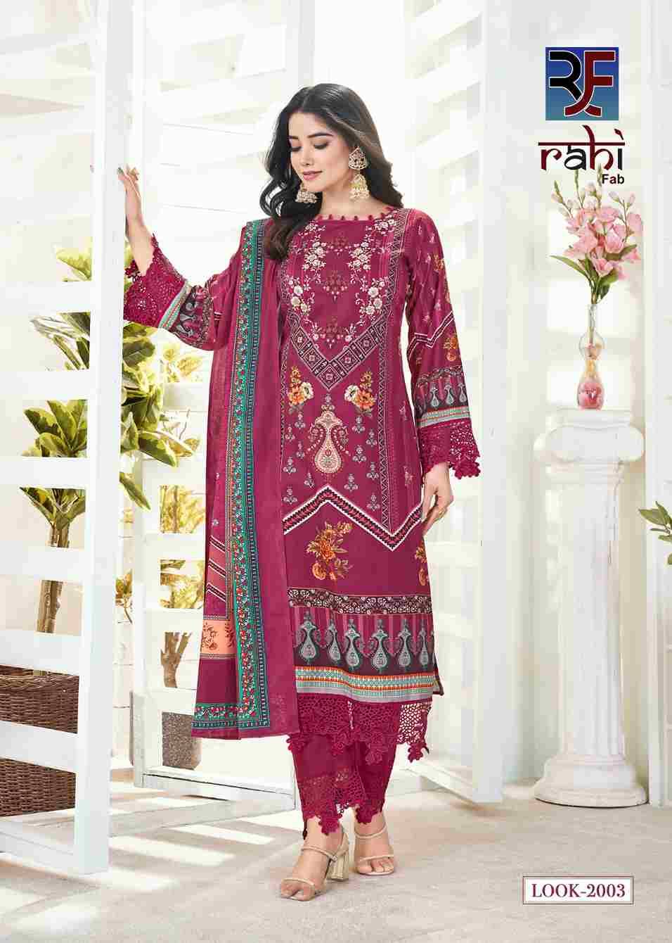 Raahat Vol-2 By Rahi Fab 2001 To 2008 Series Beautiful Pakistani Suits Stylish Fancy Colorful Party Wear & Occasional Wear Pure Viscose Lawn Dresses At Wholesale Price