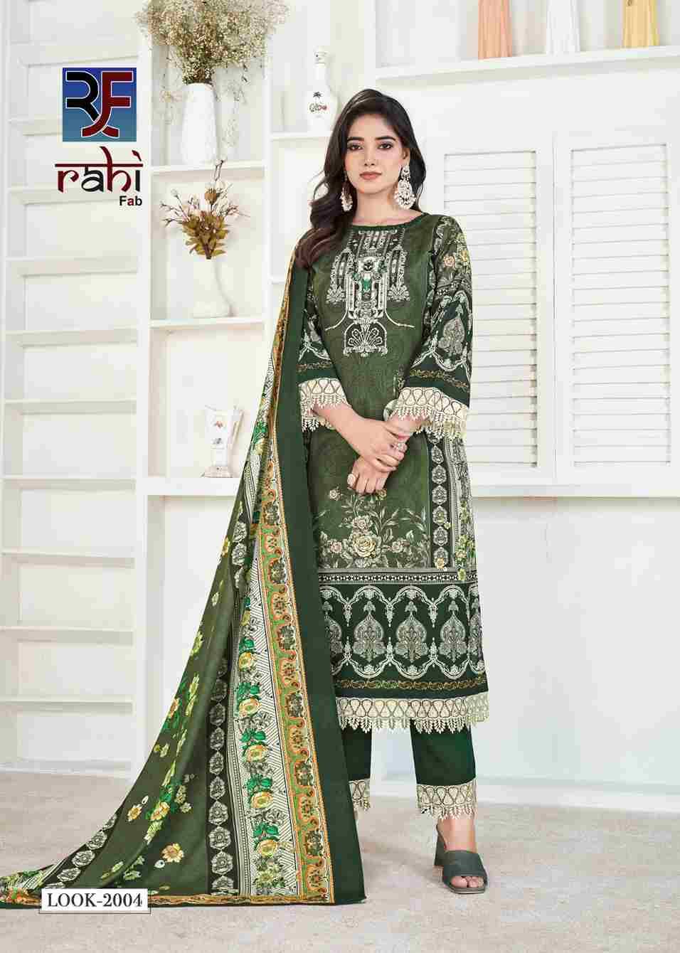 Raahat Vol-2 By Rahi Fab 2001 To 2008 Series Beautiful Pakistani Suits Stylish Fancy Colorful Party Wear & Occasional Wear Pure Viscose Lawn Dresses At Wholesale Price