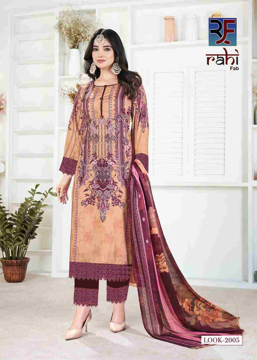 Raahat Vol-2 By Rahi Fab 2001 To 2008 Series Beautiful Pakistani Suits Stylish Fancy Colorful Party Wear & Occasional Wear Pure Viscose Lawn Dresses At Wholesale Price