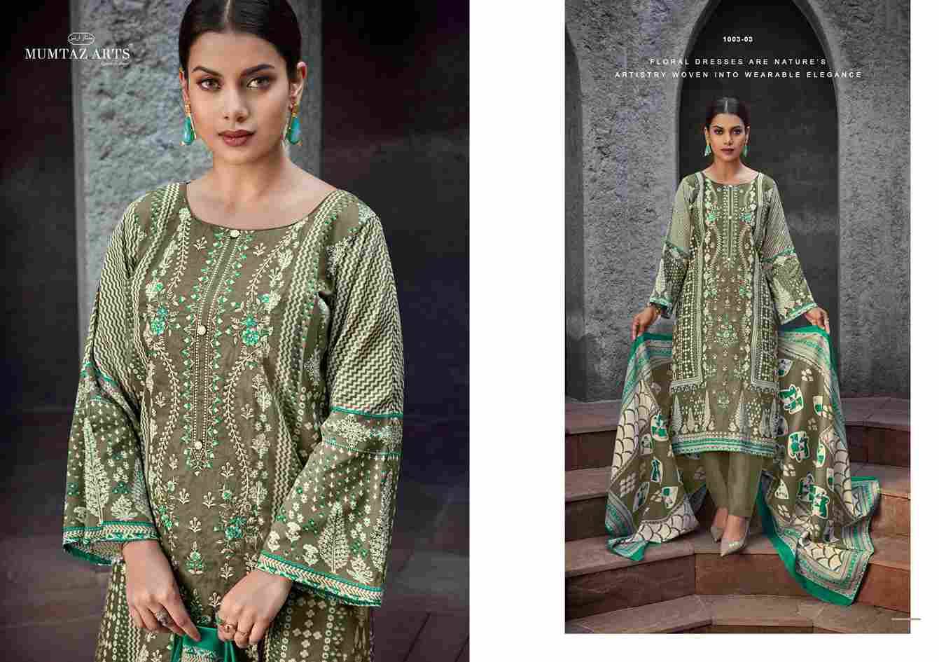 Nimrit By Mumtaz Arts 1001-01 To 1001-06 Series Designer Festive Suits Collection Beautiful Stylish Fancy Colorful Party Wear & Occasional Wear Pure Jam Satin Dresses At Wholesale Price