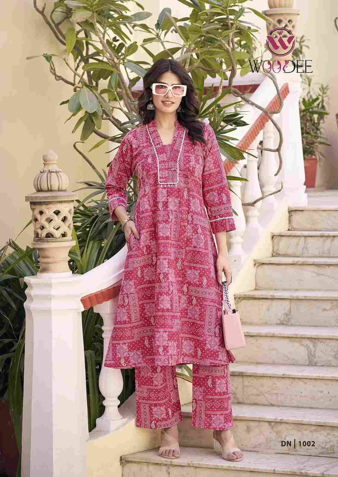 Aneri By Woodee 1001 To 1006 Series Designer Stylish Fancy Colorful Beautiful Party Wear & Ethnic Wear Collection Heavy Cotton Co-Ord At Wholesale Price