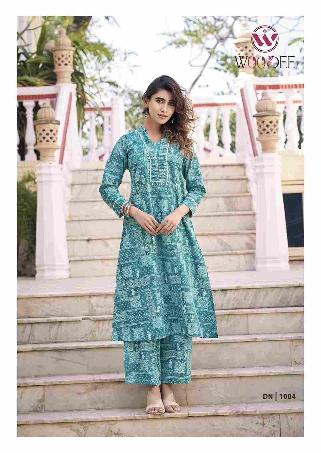 Aneri By Woodee 1001 To 1006 Series Designer Stylish Fancy Colorful Beautiful Party Wear & Ethnic Wear Collection Heavy Cotton Co-Ord At Wholesale Price