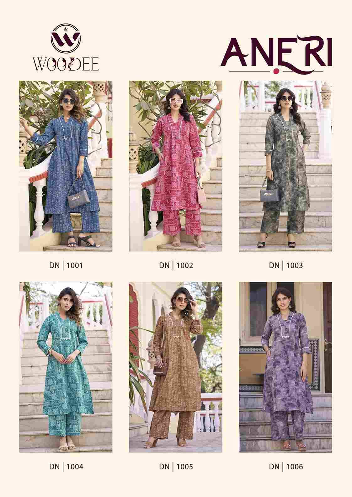 Aneri By Woodee 1001 To 1006 Series Designer Stylish Fancy Colorful Beautiful Party Wear & Ethnic Wear Collection Heavy Cotton Co-Ord At Wholesale Price
