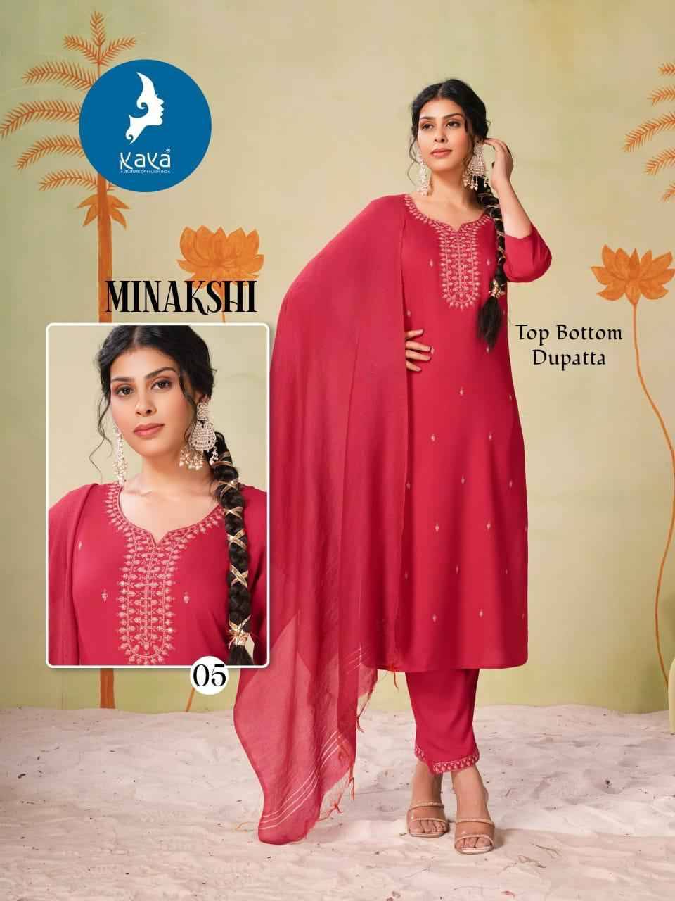 Minakshi By Kaya 01 To 06 Series Designer Stylish Fancy Colorful Beautiful Party Wear & Ethnic Wear Collection Rayon Slub Dresses At Wholesale Price