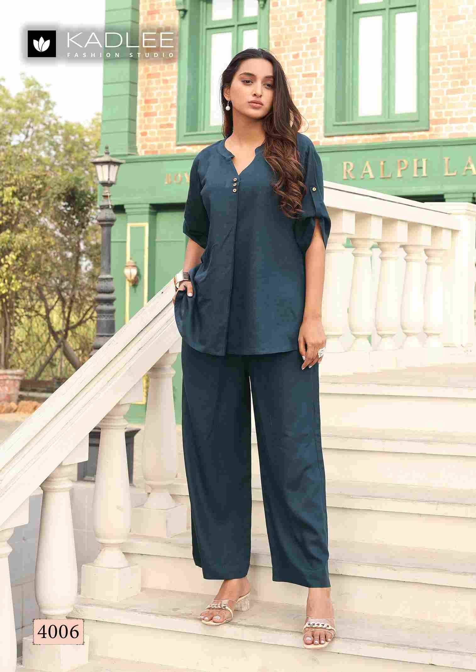 Olivia By Kadlee 4001 To 4006 Series Designer Stylish Fancy Colorful Beautiful Party Wear & Ethnic Wear Collection Rayon Flex Tops At Wholesale Price