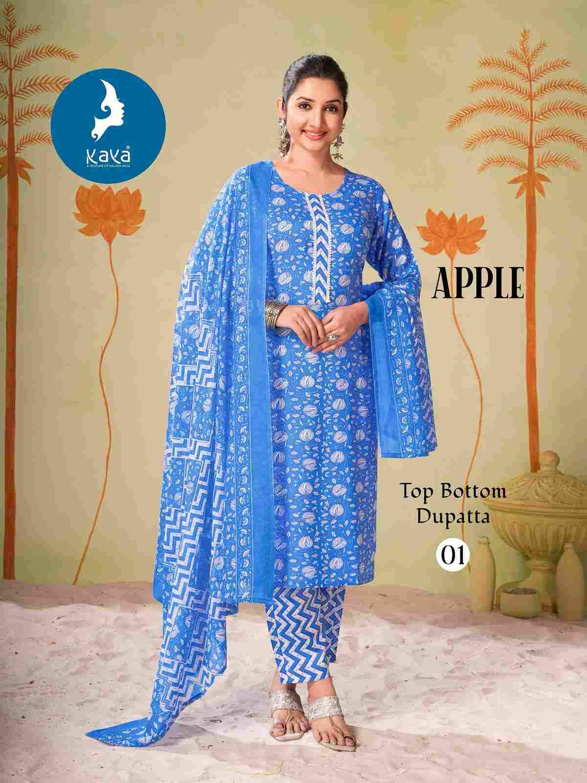 Apple By Kaya 01 To 08 Series Designer Stylish Fancy Colorful Beautiful Party Wear & Ethnic Wear Collection Rayon Print Dresses At Wholesale Price
