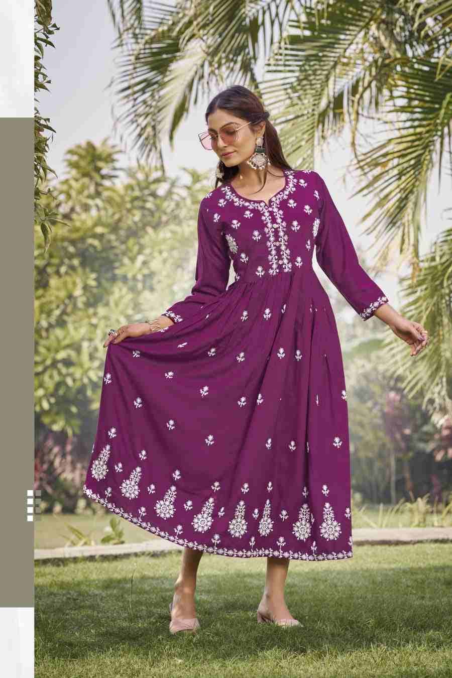 Lakhnavi Vol-3 By Tips And Tops 1001 To 1006 Series Beautiful Stylish Fancy Colorful Casual Wear & Ethnic Wear Rayon Slub Kurtis At Wholesale Price