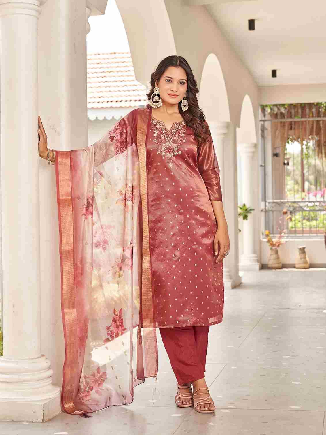 Jeep By Aanchi 1001 To 1003 Series Designer Stylish Fancy Colorful Beautiful Party Wear & Ethnic Wear Collection Pure Jacquard Dresses At Wholesale Price