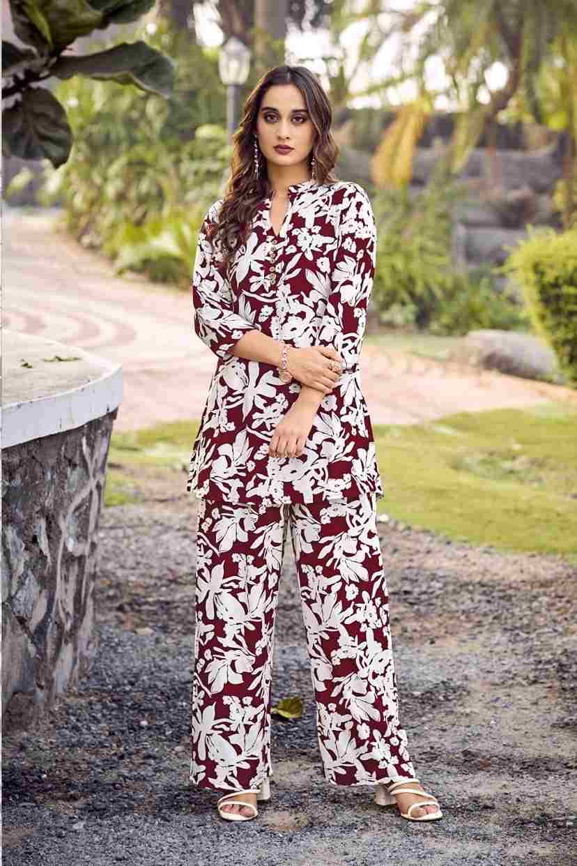 Fashion Beats Vol-10 By Tips And Tops 1001 To 1006 Series Designer Stylish Fancy Colorful Beautiful Party Wear & Ethnic Wear Collection Rayon Print Co-Ord At Wholesale Price