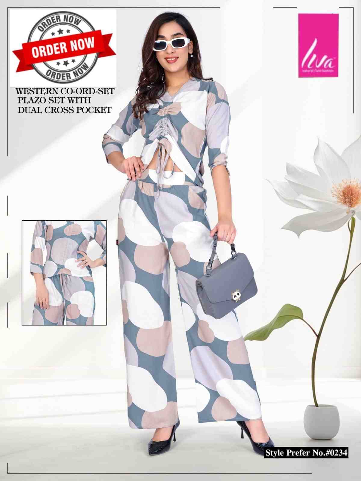 234 By Liva 234-A To 234-F Series Beautiful Stylish Fancy Colorful Casual Wear & Ethnic Wear Rayon Night Suits At Wholesale Price