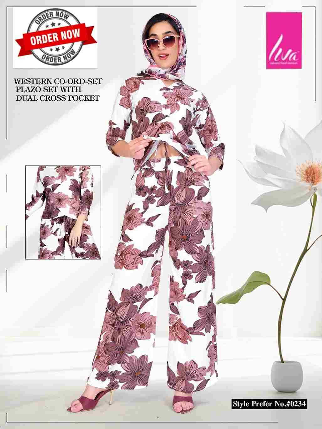 234 By Liva 234-A To 234-F Series Beautiful Stylish Fancy Colorful Casual Wear & Ethnic Wear Rayon Night Suits At Wholesale Price