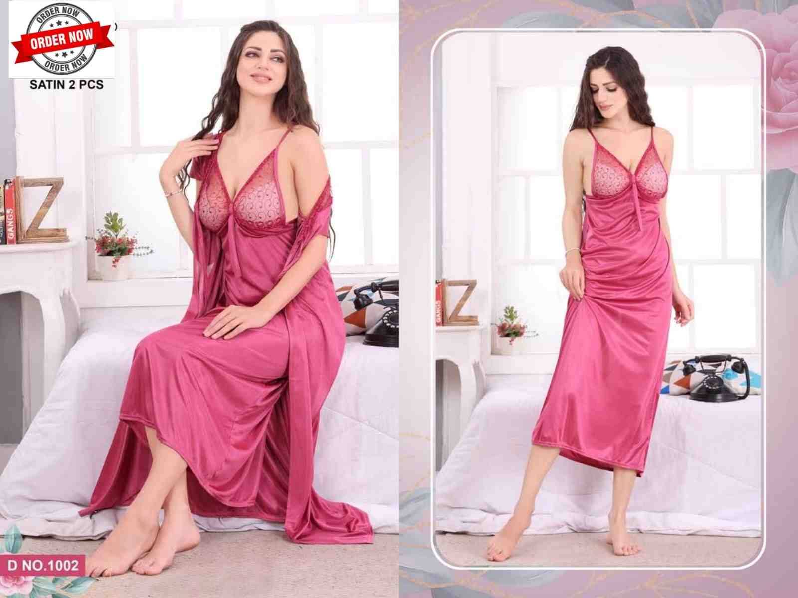 Vol-5007 By Kaamiri 1001 To 1006 Series Designer Stylish Fancy Colorful Beautiful Party Wear & Ethnic Wear Collection Satin Night Gown At Wholesale Price