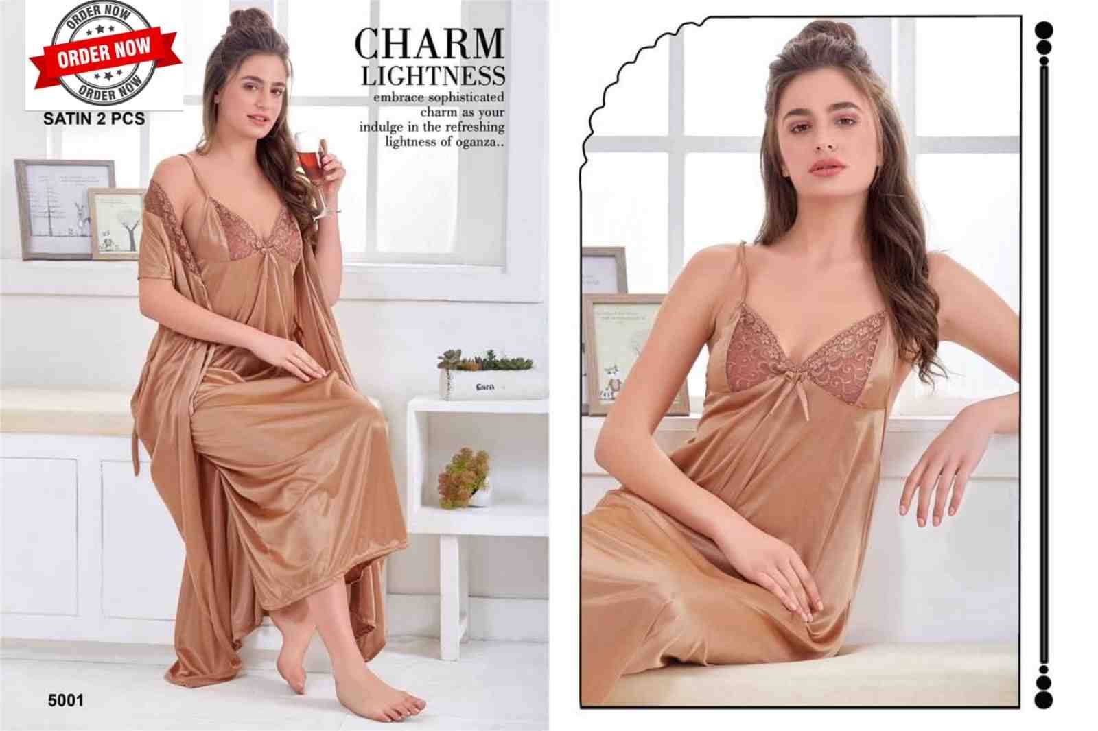 Vol-458 By Kaamiri 5001 To 5006 Series Designer Stylish Fancy Colorful Beautiful Party Wear & Ethnic Wear Collection Satin Night Gown At Wholesale Price