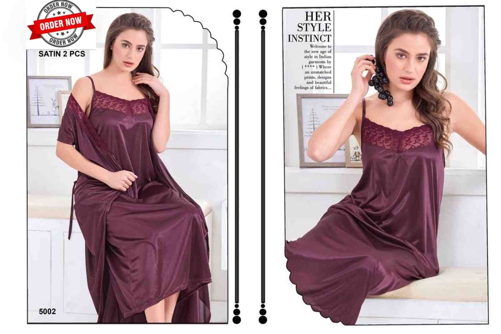 Vol-458 By Kaamiri 5001 To 5006 Series Designer Stylish Fancy Colorful Beautiful Party Wear & Ethnic Wear Collection Satin Night Gown At Wholesale Price