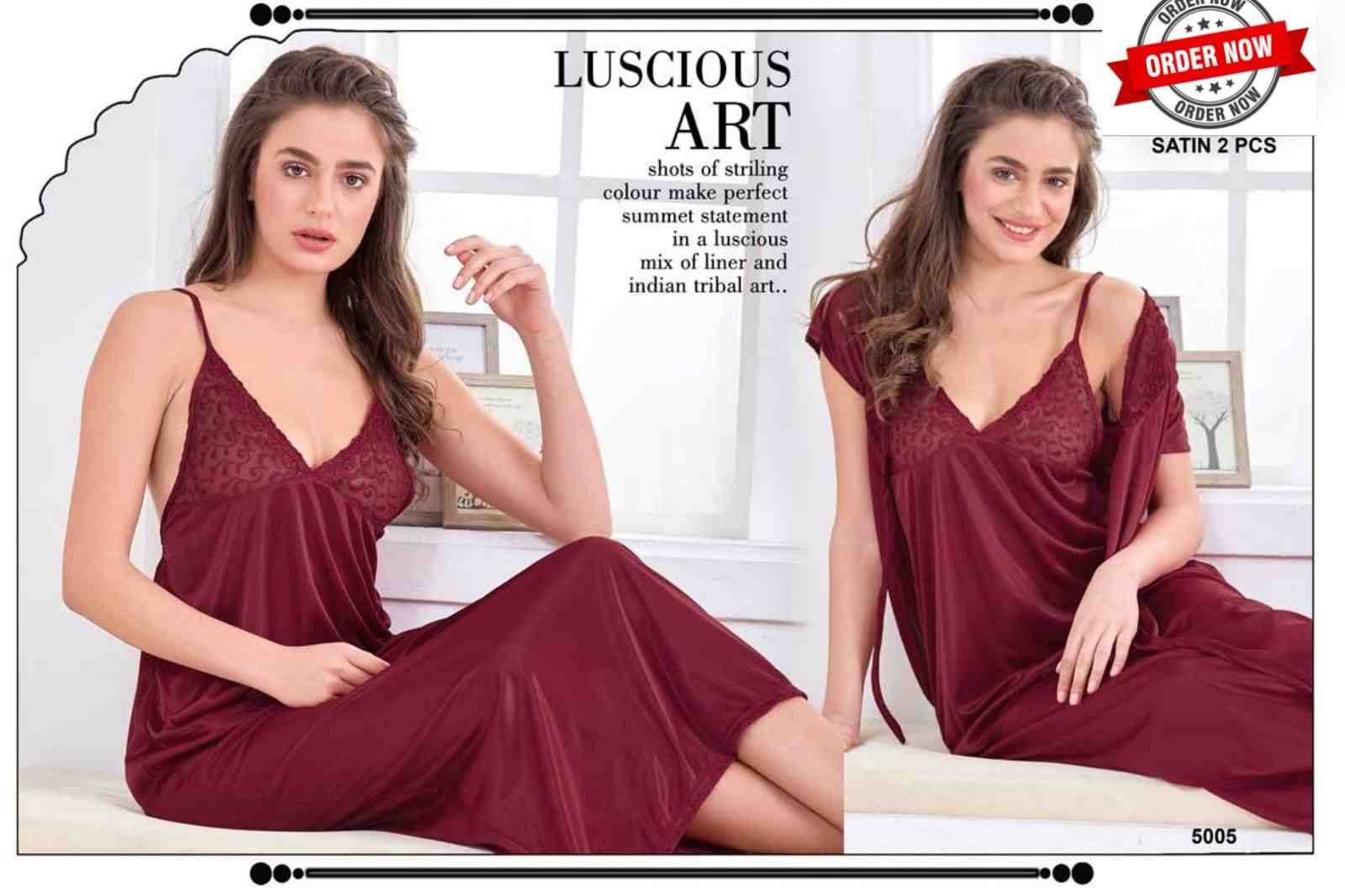 Vol-458 By Kaamiri 5001 To 5006 Series Designer Stylish Fancy Colorful Beautiful Party Wear & Ethnic Wear Collection Satin Night Gown At Wholesale Price