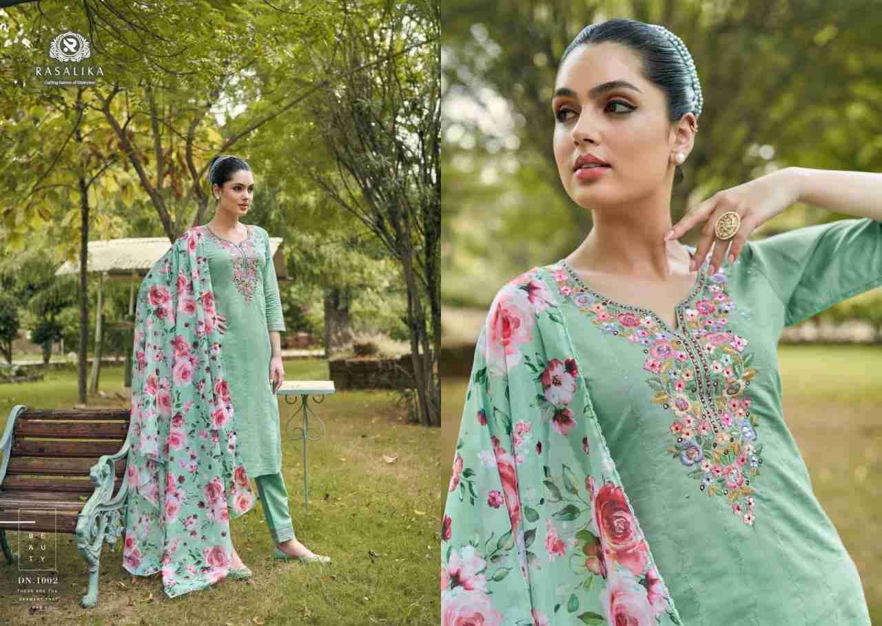 Pastels By Rasalika 1001 To 1004 Series Designer Festive Suits Beautiful Fancy Colorful Stylish Party Wear & Occasional Wear Heavy Viscose Silk Dresses At Wholesale Price