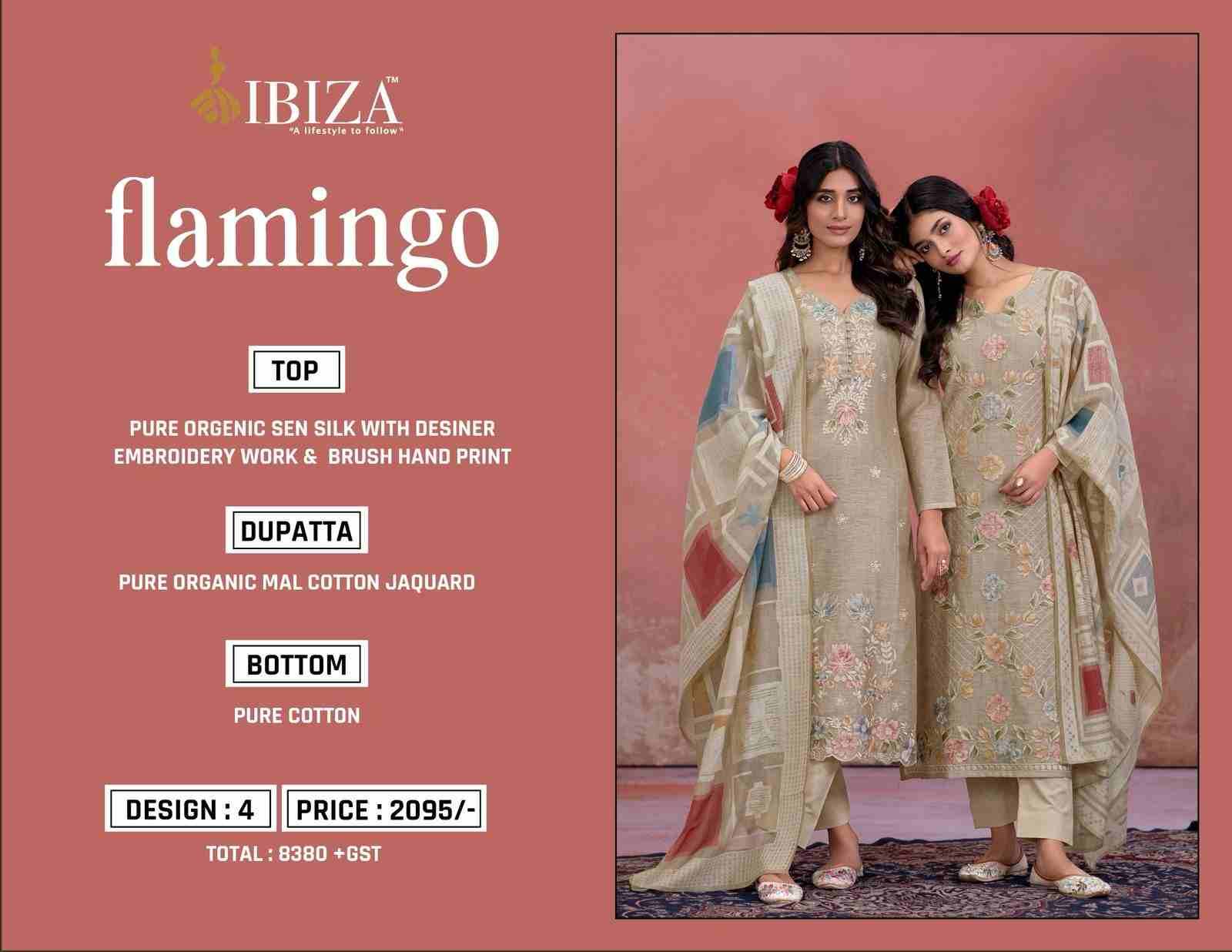 Flamingo By Ibiza 1861 To 1864 Series Designer Festive Suits Beautiful Fancy Stylish Colorful Party Wear & Occasional Wear Pure Organza Silk Dresses At Wholesale Price