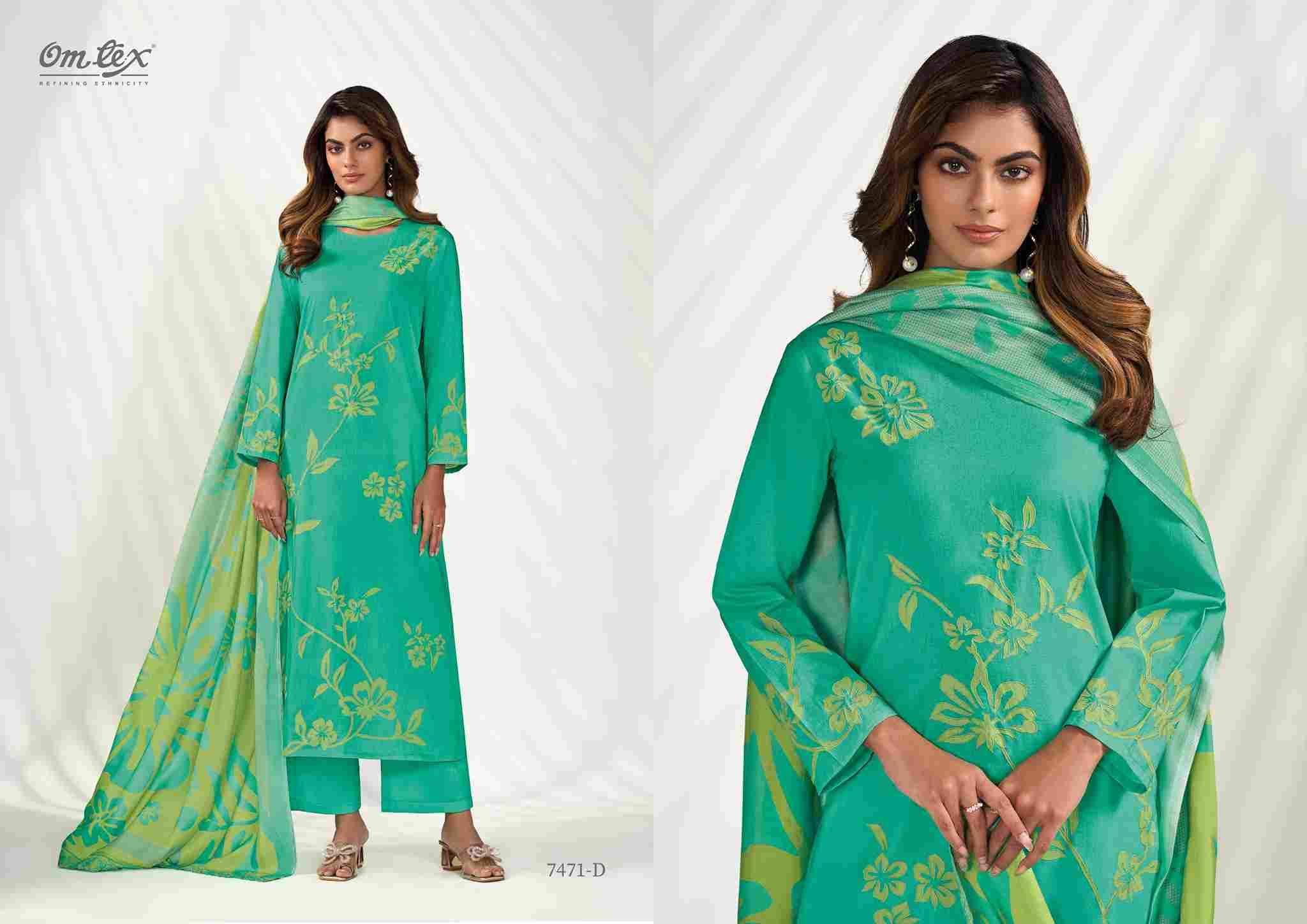 Maskara By Om Tex 7471-A To 7471-D Series Beautiful Suits Stylish Fancy Colorful Party Wear & Ethnic Wear Lawn Cotton Dresses At Wholesale Price