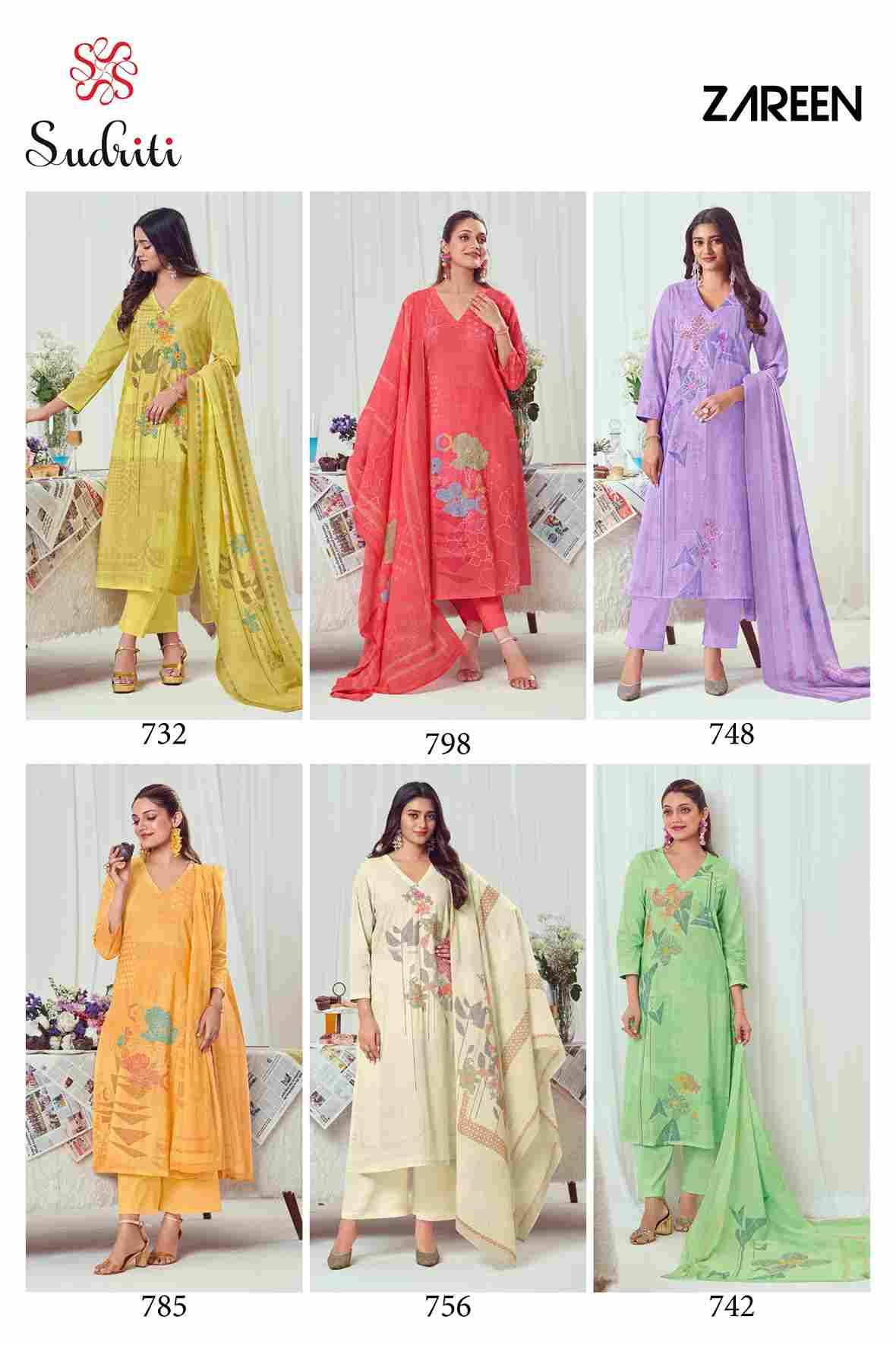 Zareen By Sudriti Beautiful Stylish Festive Suits Fancy Colorful Casual Wear & Ethnic Wear & Ready To Wear Cotton Lawn Print Dresses At Wholesale Price